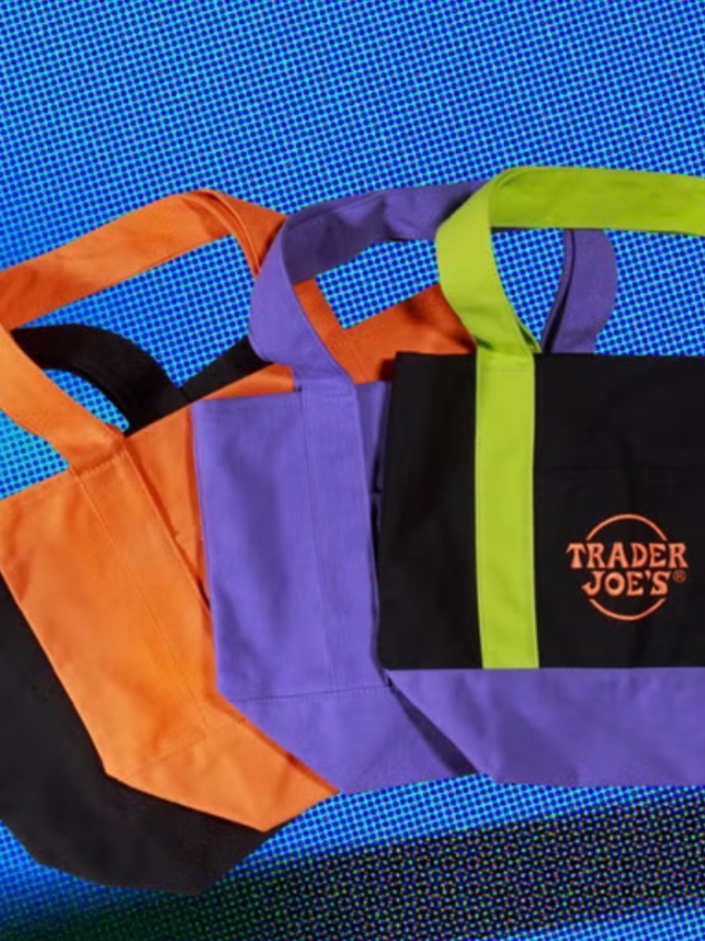 Trader Joe’s Trick-or-Treat Mini Canvas Tote 4-Pack!